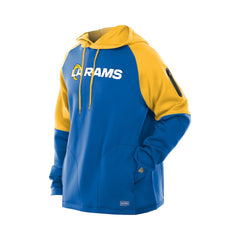 NFL Los Angeles Rams Combine Authentic Color Block Raglan Pullover Hoodie