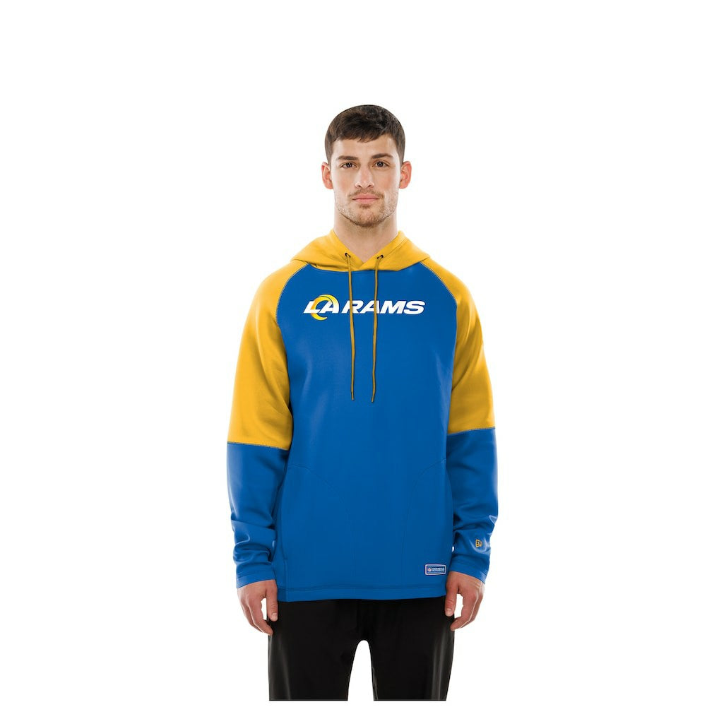 NFL Los Angeles Rams Combine Authentic Color Block Raglan Pullover Hoodie