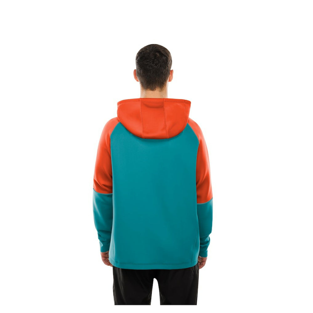 NFL Miami Dolphins Combine Authentic Color Block Raglan Pullover Hoodie