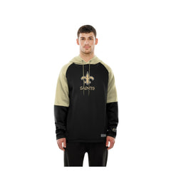 NFL New Orleans Saints Combine Authentic Color Block Raglan Pullover Hoodie