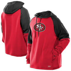 NFL San Francisco 49ers Combine Authentic Color Block Raglan Pullover Hoodie