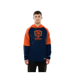 NFL Chicago Bears Combine Authentic Color Block Raglan Pullover Hoodie