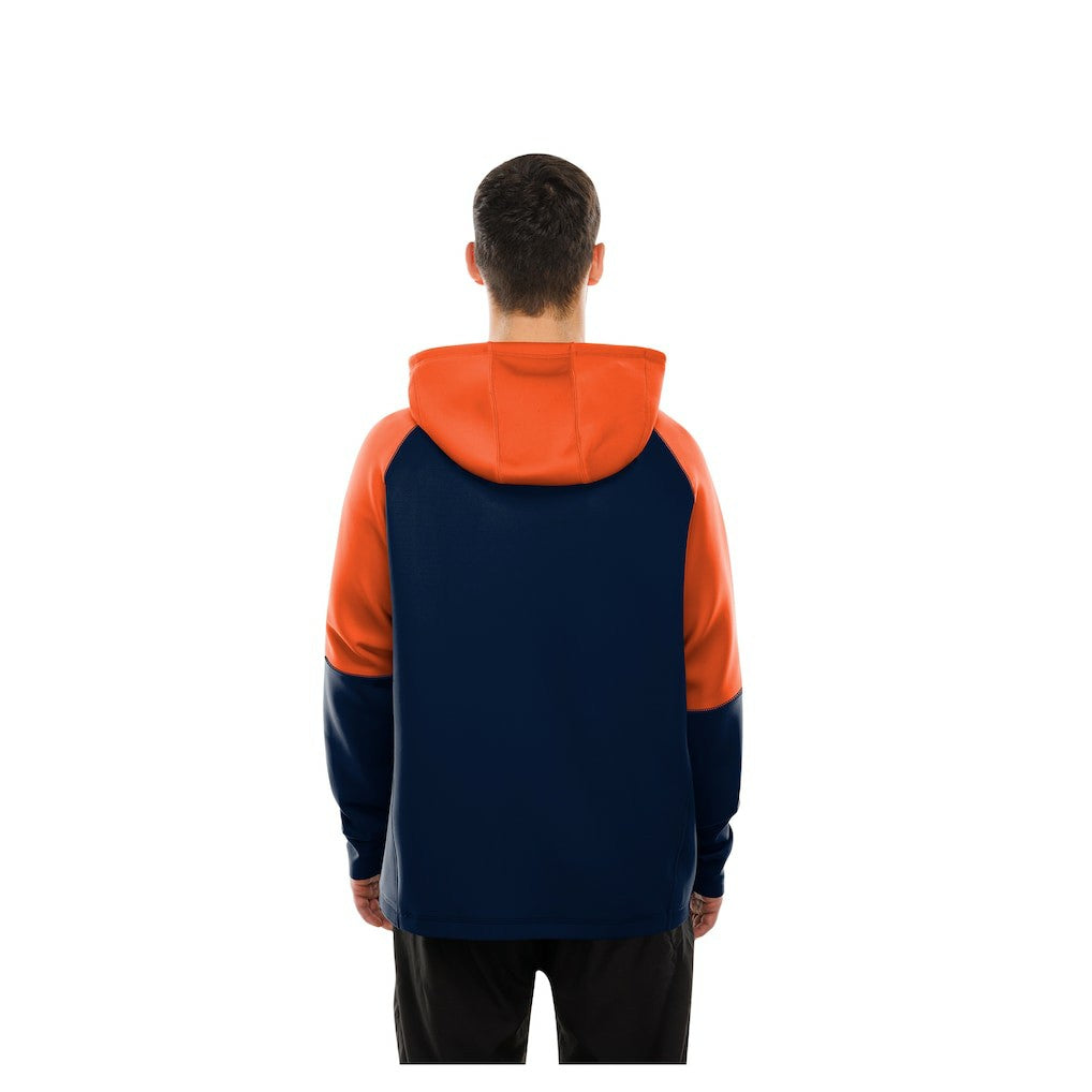 NFL Chicago Bears Combine Authentic Color Block Raglan Pullover Hoodie