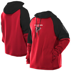 NFL Atlanta Falcons Combine Authentic Color Block Raglan Pullover Hoodie