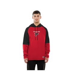 NFL Atlanta Falcons Combine Authentic Color Block Raglan Pullover Hoodie