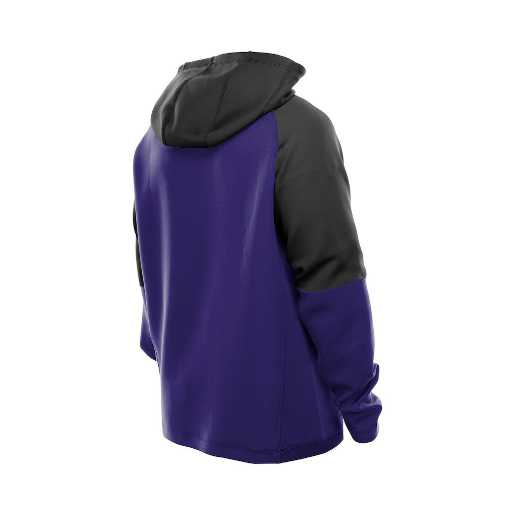 NFL Baltimore Ravens Combine Authentic Color Block Raglan Pullover Hoodie