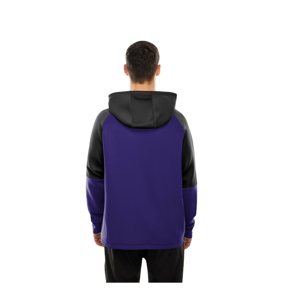NFL Baltimore Ravens Combine Authentic Color Block Raglan Pullover Hoodie