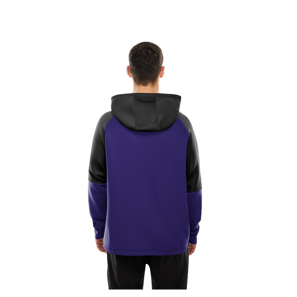 NFL Baltimore Ravens Combine Authentic Color Block Raglan Pullover Hoodie