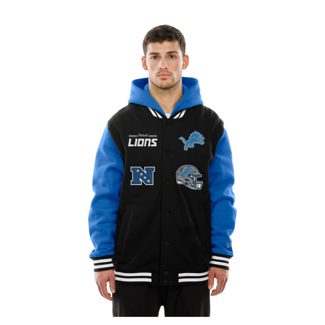 NFL Detroit Lions Full-Snap Fleece Hoodie Jacket