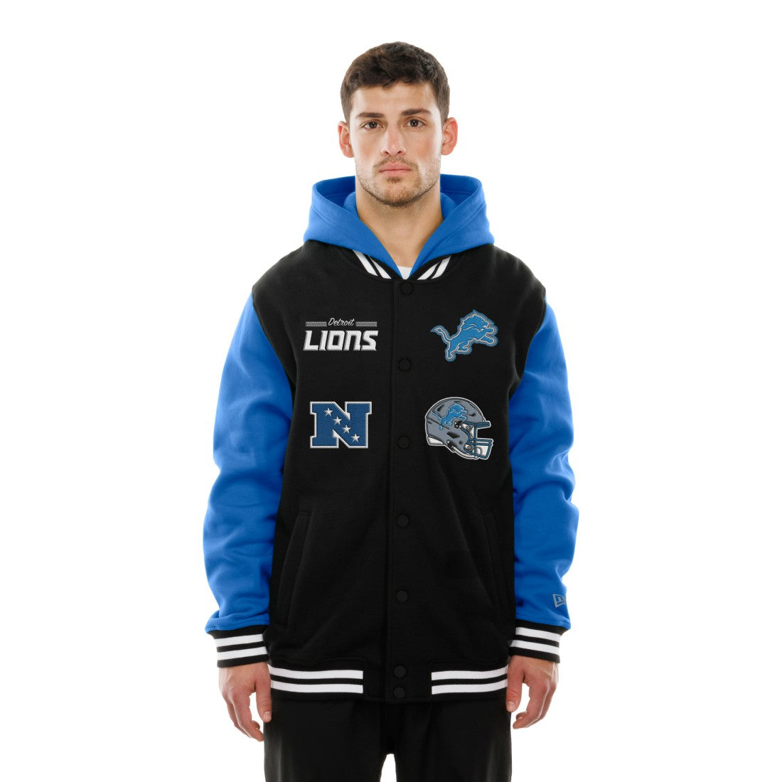 NFL Detroit Lions Full-Snap Fleece Hoodie Jacket