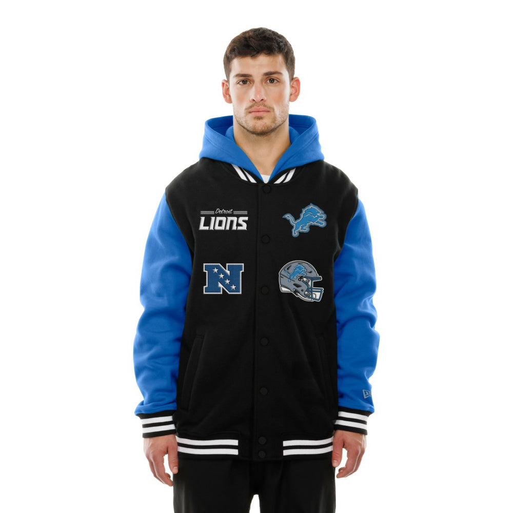 NFL Detroit Lions Full-Snap Fleece Hoodie Jacket