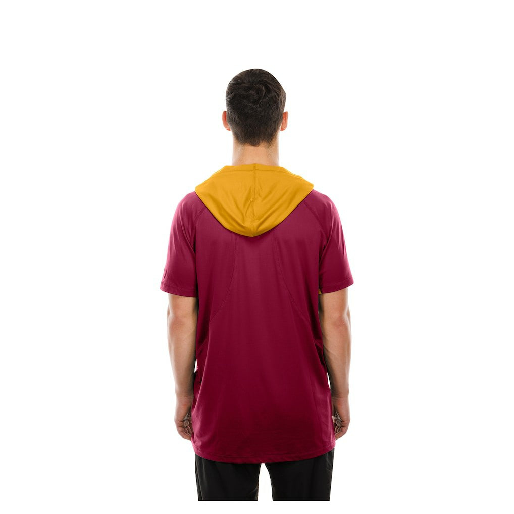 NFL Washington Commanders Combine Authentic Hooded Raglan Short-Sleeve T-Shirt