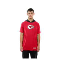 NFL Kansas City Chiefs Combine Authentic Hooded Raglan Short-Sleeve T-Shirt