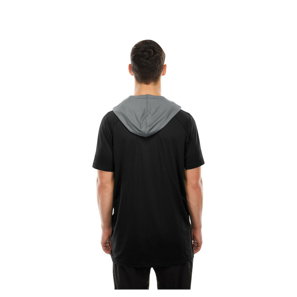 NFL Las Vegas Raiders Combine Authentic Hooded Raglan Short-Sleeve T-Shirt