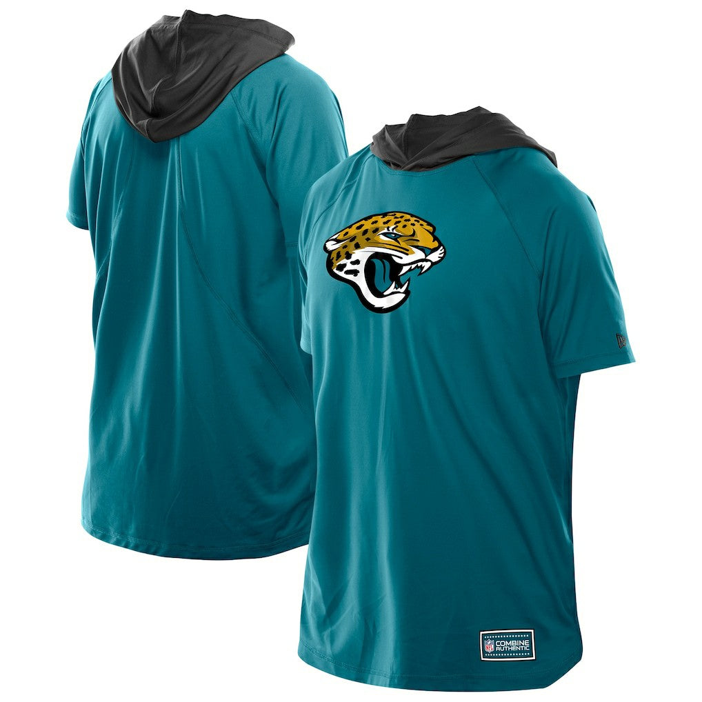 NFL Jacksonville Jaguars Combine Authentic Hooded Raglan Short-Sleeve T-Shirt