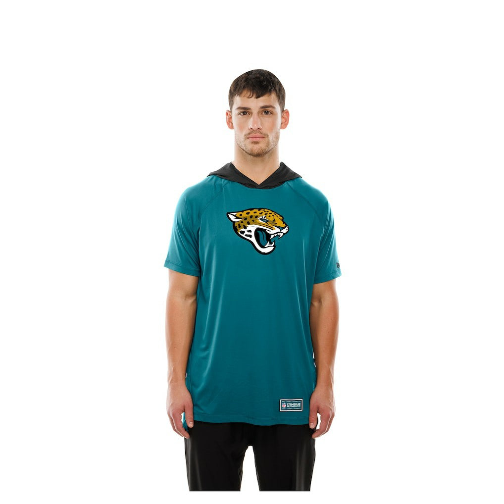 NFL Jacksonville Jaguars Combine Authentic Hooded Raglan Short-Sleeve T-Shirt