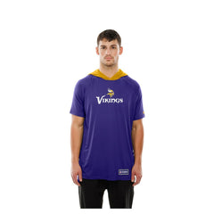 NFL Minnesota Vikings Combine Authentic Hooded Raglan Short-Sleeve T-Shirt