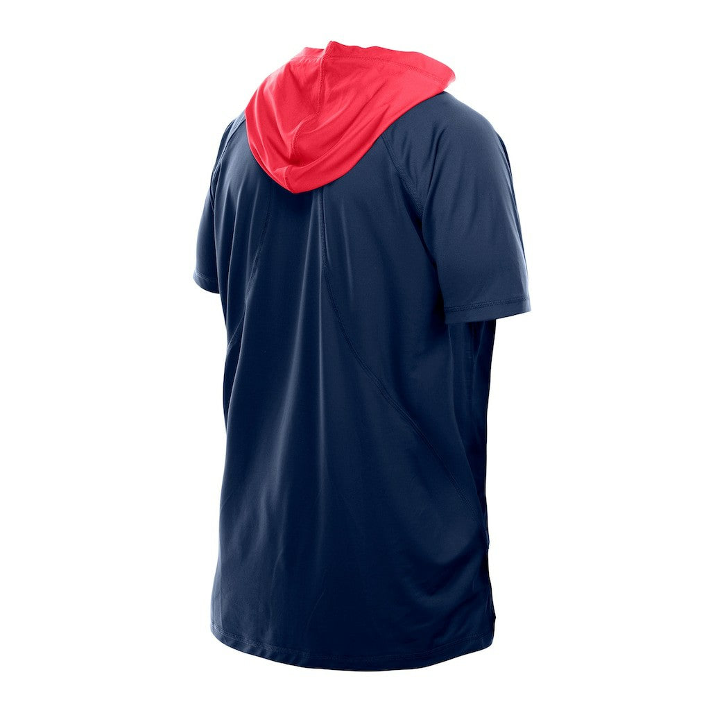 NFL New England Patriots Combine Authentic Hooded Raglan Short-Sleeve T-Shirt