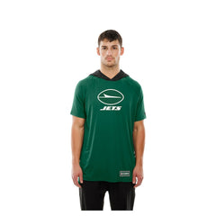 NFL New York Jets Combine Authentic Hooded Raglan Short-Sleeve T-Shirt