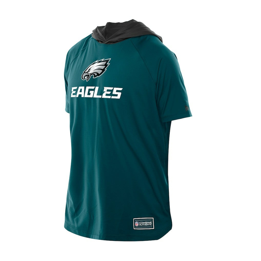 NFL Philadelphia Eagles Combine Authentic Hooded Raglan Short-Sleeve T-Shirt