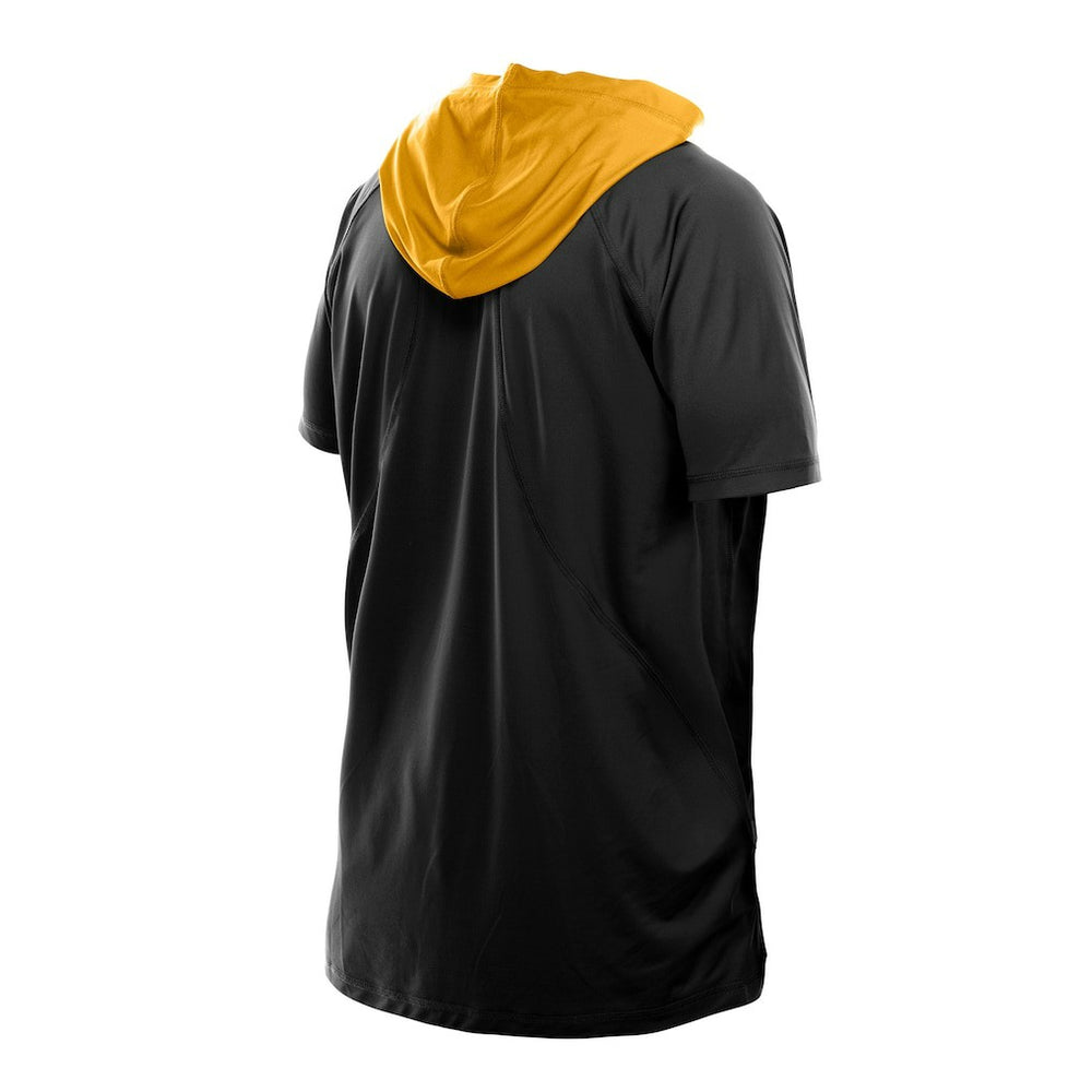 NFL Pittsburgh Steelers Combine Authentic Hooded Raglan Short-Sleeve T-Shirt