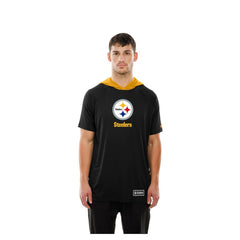 NFL Pittsburgh Steelers Combine Authentic Hooded Raglan Short-Sleeve T-Shirt
