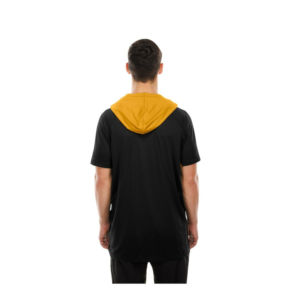 NFL Pittsburgh Steelers Combine Authentic Hooded Raglan Short-Sleeve T-Shirt
