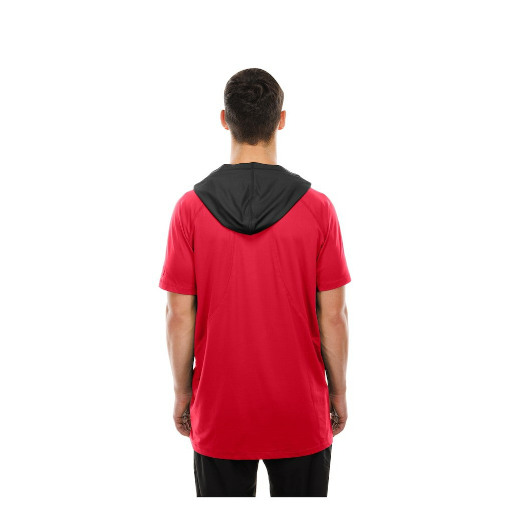NFL San Francisco 49ers Combine Authentic Hooded Raglan Short-Sleeve T-Shirt