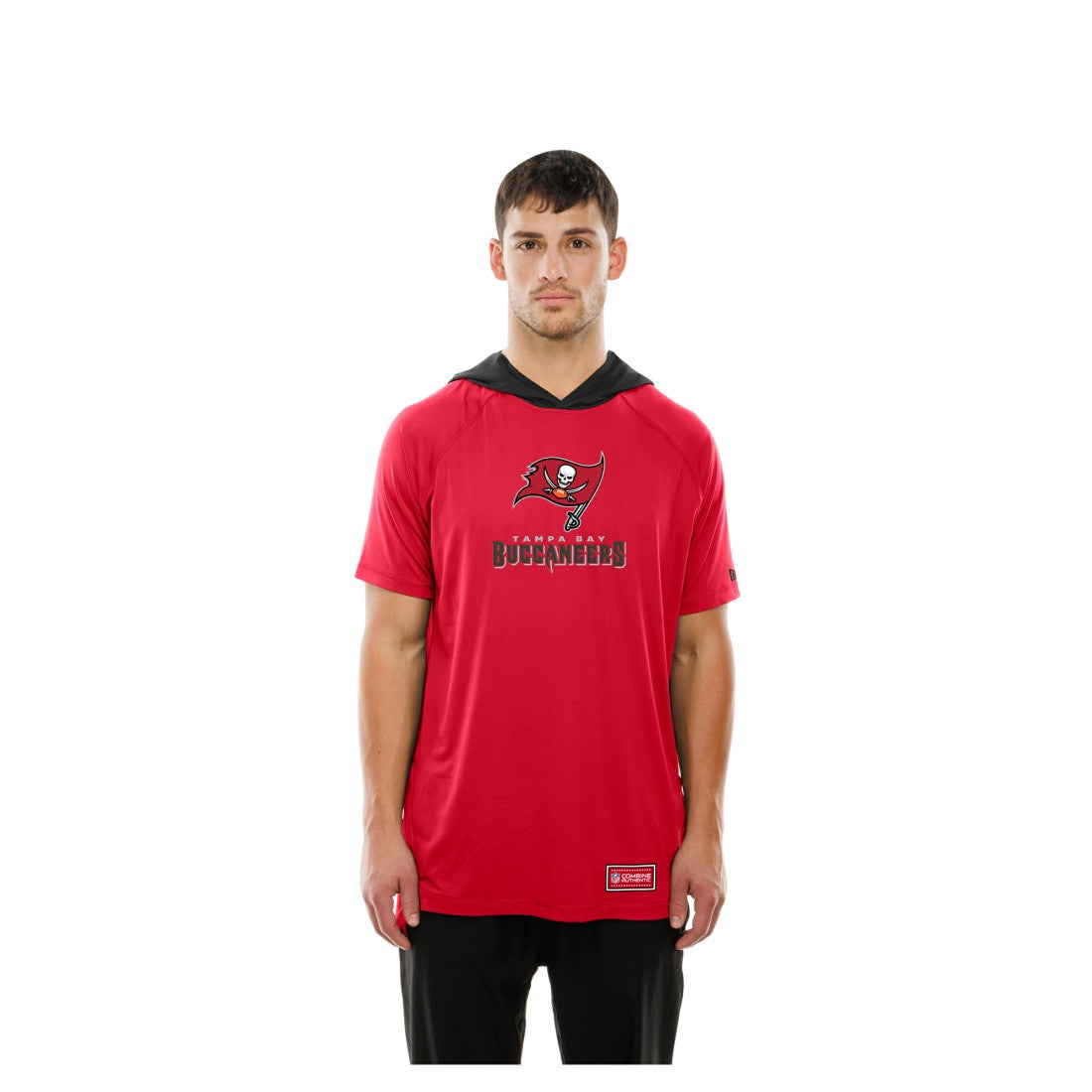 NFL Tampa Bay Buccaneers Combine Authentic Hooded Raglan Short-Sleeve T-Shirt