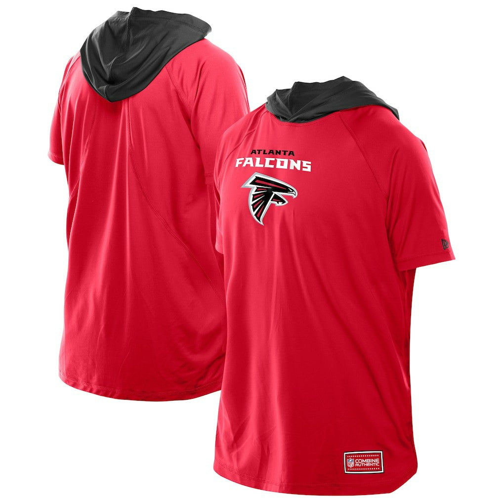 NFL Atlanta Falcons Combine Authentic Hooded Raglan Short-Sleeve T-Shirt