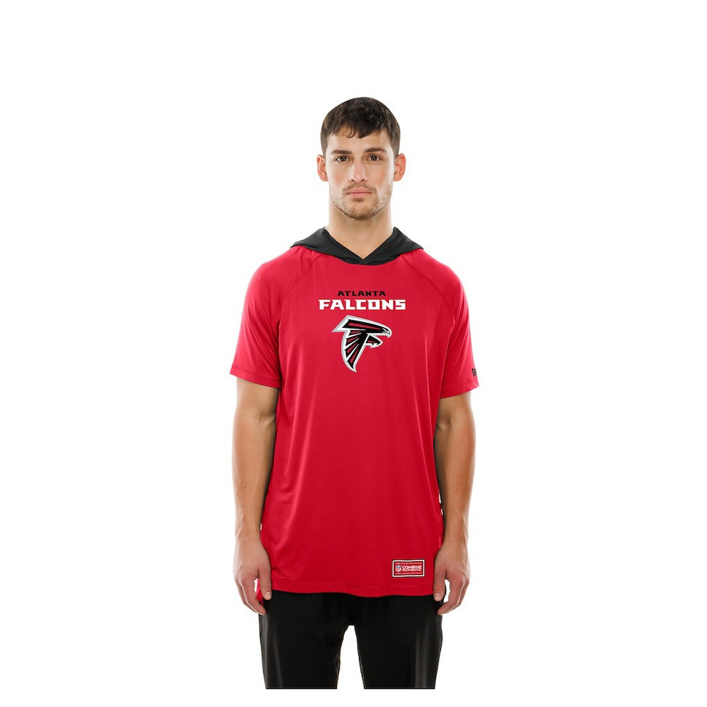 NFL Atlanta Falcons Combine Authentic Hooded Raglan Short-Sleeve T-Shirt