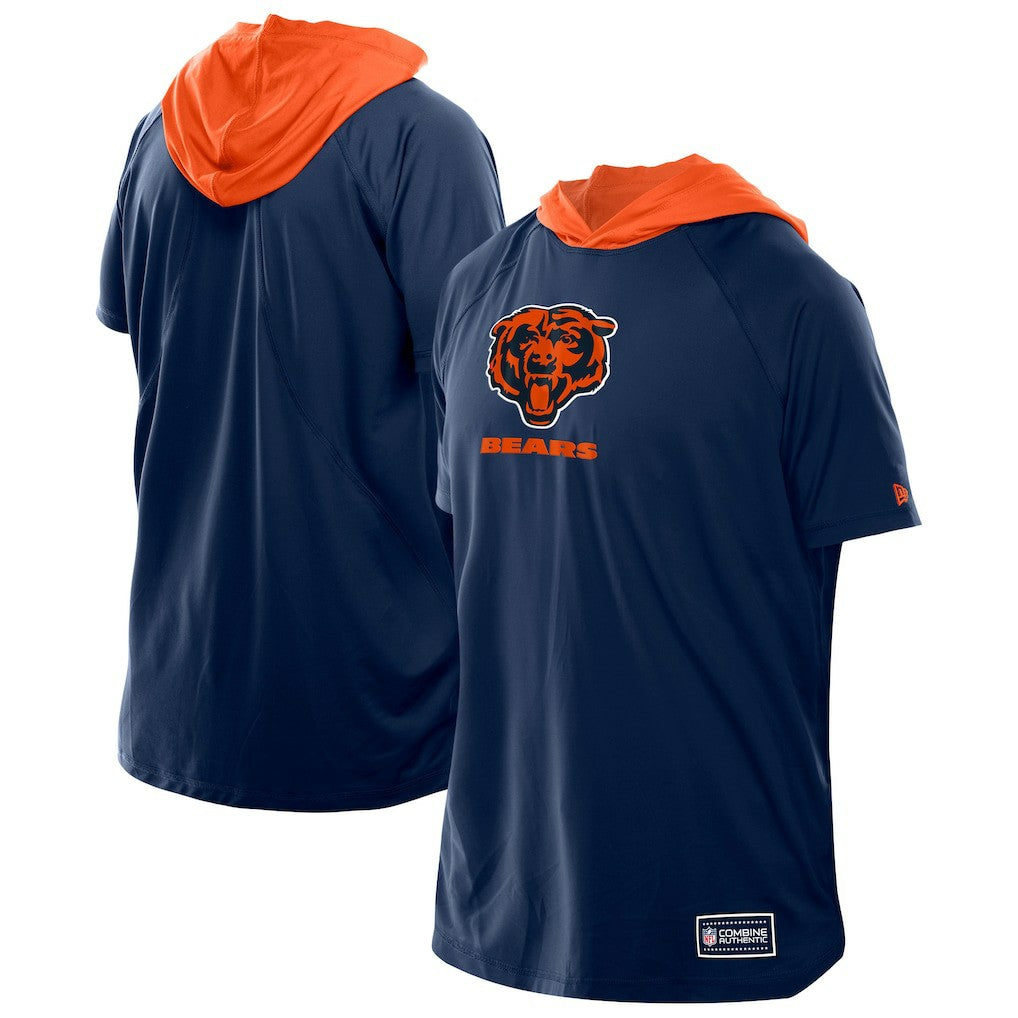 NFL Chicago Bears Combine Authentic Hooded Raglan Short-Sleeve T-Shirt