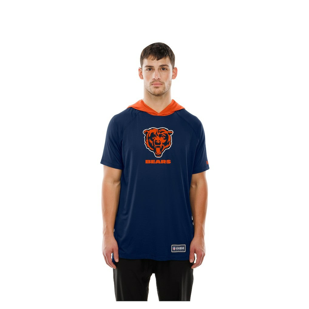 NFL Chicago Bears Combine Authentic Hooded Raglan Short-Sleeve T-Shirt