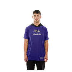 NFL Baltimore Ravens Combine Authentic Hooded Raglan Short-Sleeve T-Shirt