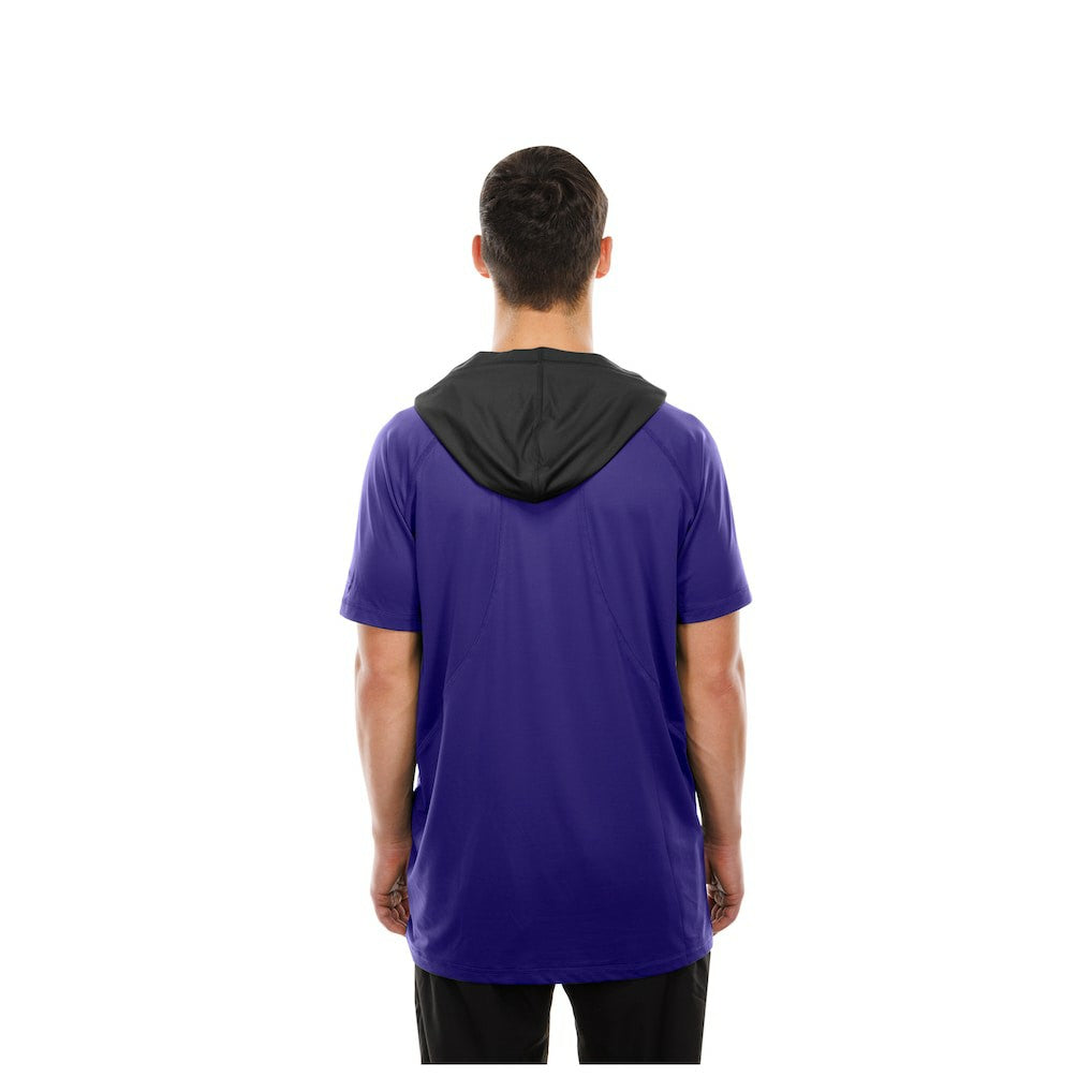 NFL Baltimore Ravens Combine Authentic Hooded Raglan Short-Sleeve T-Shirt