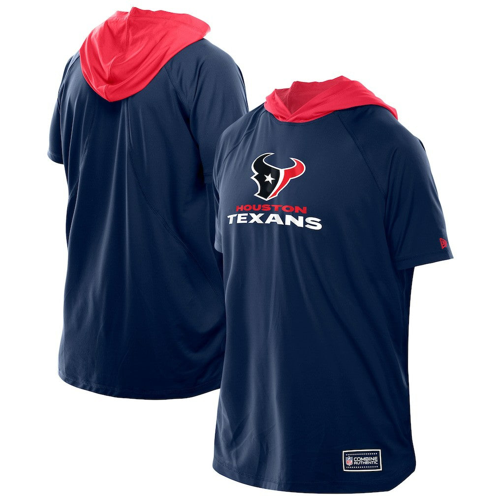 NFL Houston Texans Combine Authentic Hooded Raglan Short-Sleeve T-Shirt