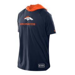 NFL Denver Broncos Combine Authentic Hooded Raglan Short-Sleeve T-Shirt