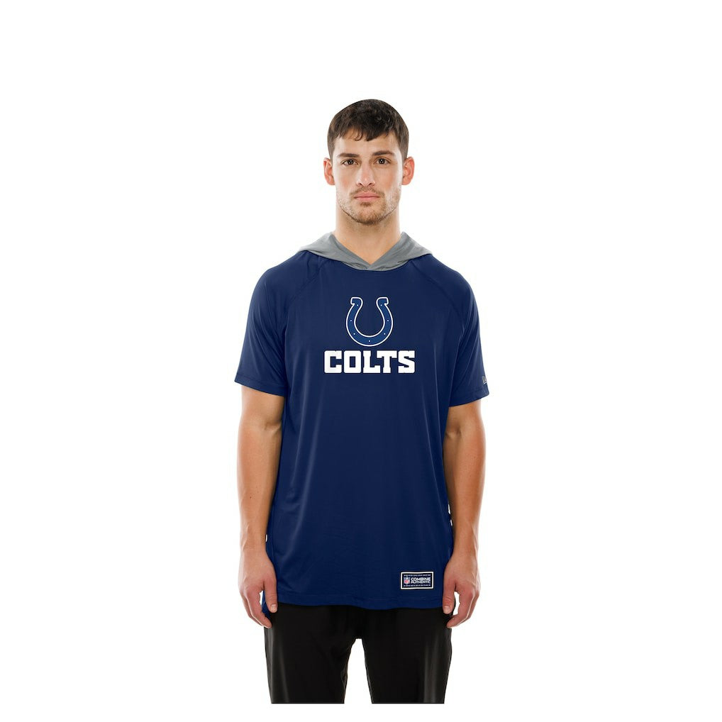 NFL Indianapolis Colts Combine Authentic Hooded Raglan Short-Sleeve T-Shirt
