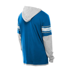 NFL Detroit Lions Twofer Layered Long Sleeve Hoodie T-Shirt