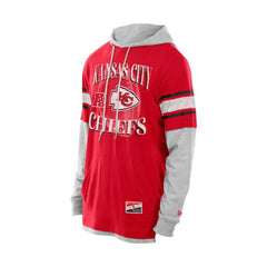 NFL Kansas City Chiefs Twofer Layered Long Sleeve Hoodie T-Shirt