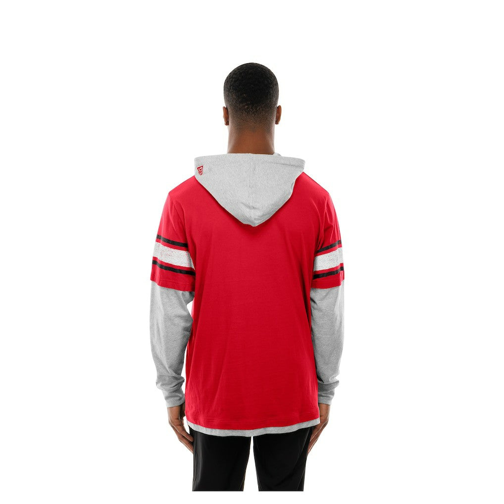 NFL Kansas City Chiefs Twofer Layered Long Sleeve Hoodie T-Shirt