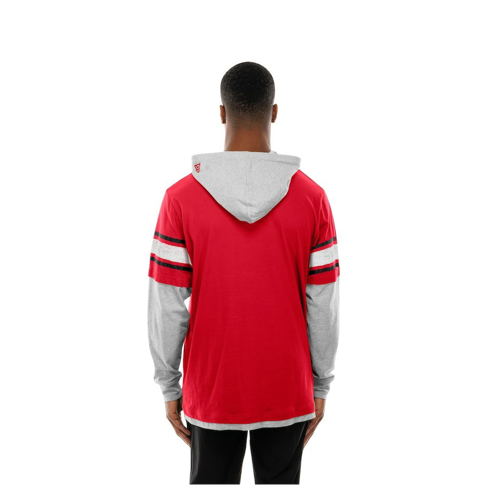 NFL Kansas City Chiefs Twofer Layered Long Sleeve Hoodie T-Shirt