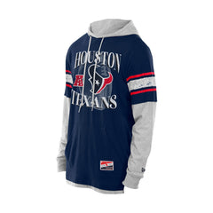 NFL Houston Texans Twofer Layered Long Sleeve Hoodie T-Shirt