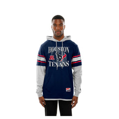 NFL Houston Texans Twofer Layered Long Sleeve Hoodie T-Shirt
