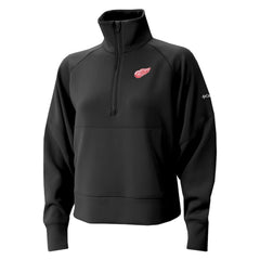 Detroit Red Wings Columbia Women's Wickhams Hills Raglan Omni-Wick Half-Zip Pullover