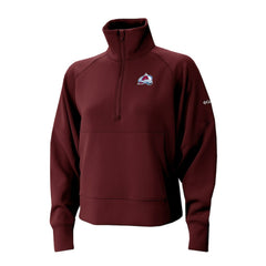 Colorado Avalanche Columbia Women's Wickhams Hills Raglan Omni-Wick Half-Zip Pullover