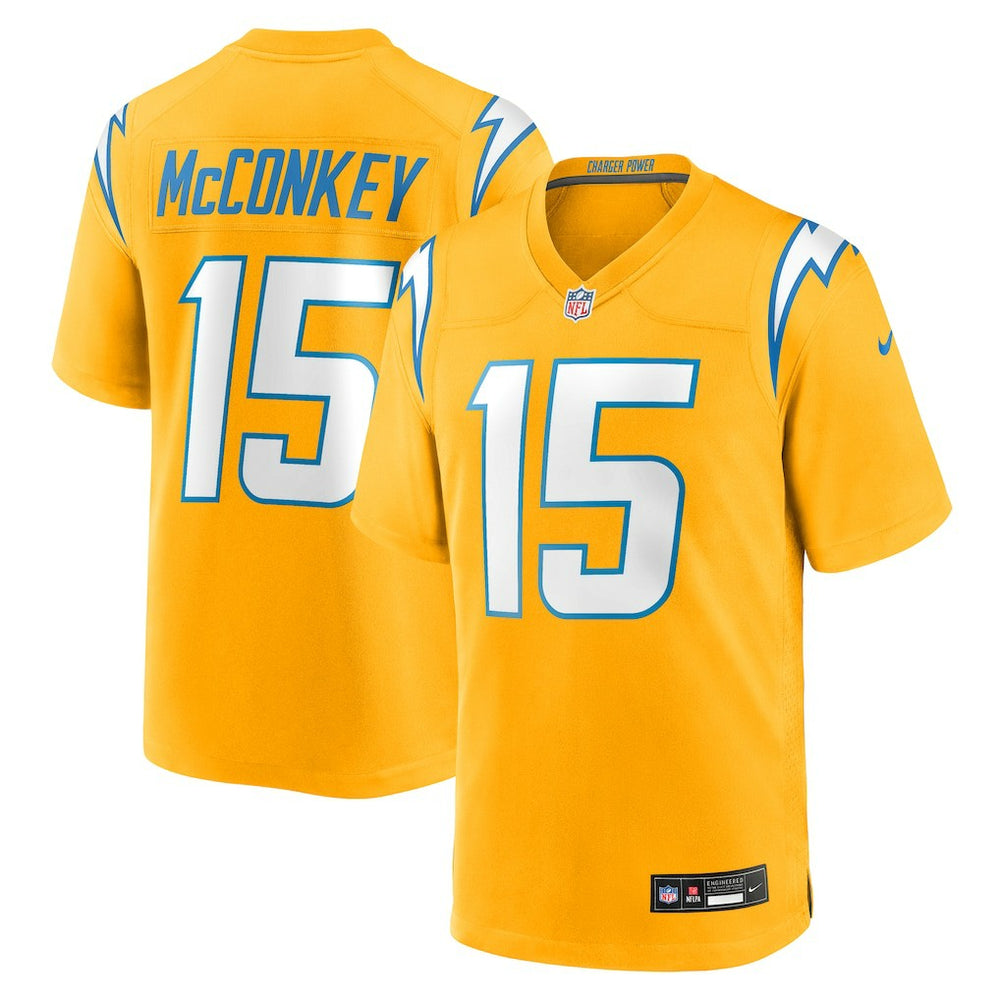 NFL Los Angeles Chargers Ladd McConkey  Alternate Charger Power Game Player Jersey