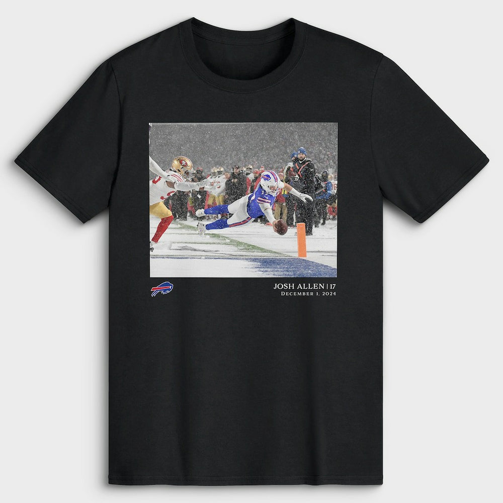 NFL Buffalo Bills Josh Allen  NFL Flash Features Week 13 T-Shirt
