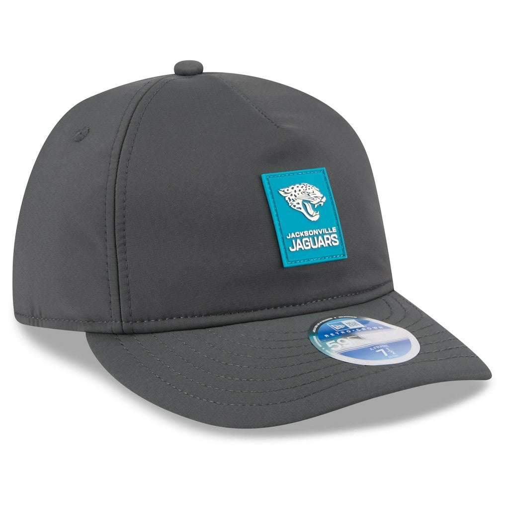 NFL Jacksonville Jaguars 2025 Sideline Cold Weather Retro Crown 59FIFTY Fitted Hat