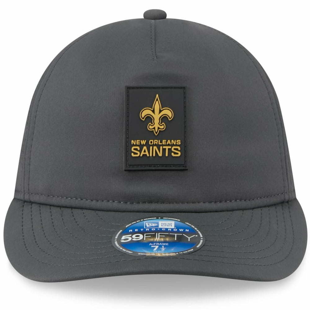 NFL New Orleans Saints 2025 Sideline Cold Weather Retro Crown 59FIFTY Fitted Hat